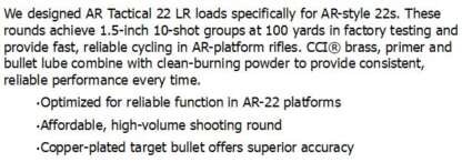 CCI TACTICAL 22LR 40gr CPRN 1200fps 300pk - Image 2