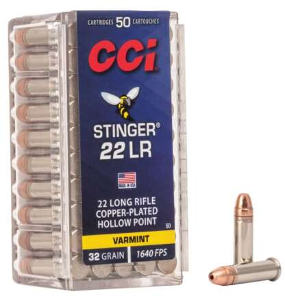 CCI STINGER 22LR 32gr 1640fps 50pk