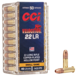 CCI VELOCITOR 22LR 40gr CPHP 1435fps 50pk