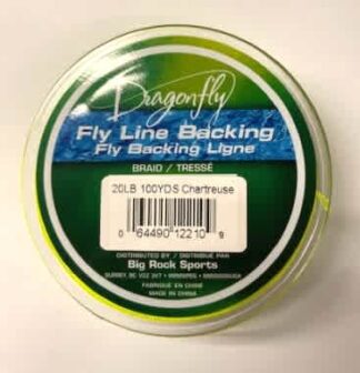 DRAGONFLY 20lb CHARTREUSE BACKING 100yds