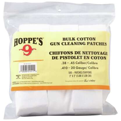 HOPPES 38-45/410-20ga BULK PATCH 500pk