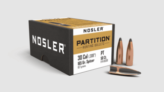 NOSLER PARTITION 30 cal .308in 165gr 50pk