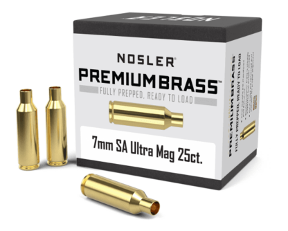 NOSLER 7mm SAUM UNPRIMED BRASS 25pk