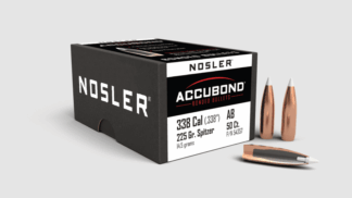 NOSLER ACCUBOND 338 cal .338in 225gr 50pk