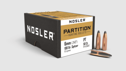 NOSLER PARTITION 6mm .243in 100gr 50pk