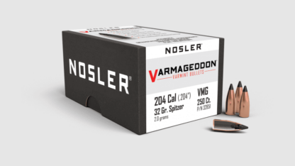 NOSLER VARMAGEDDON FB TIPPED 20CAL .204in 32gr 250pk