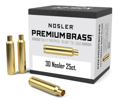 NOSLER 30 NOSLER UNPRIMED BRASS 25pk