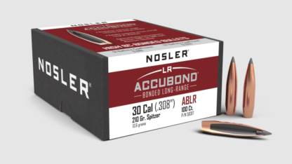 NOSLER ACCUBOND LR 30CAL .308in 210gr 100pk