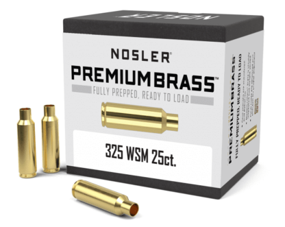 NOSLER 325 WSM UNPRIMED BRASS 25pk