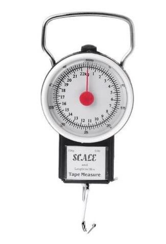 DANIELSON 50lb SCALE WITH TAPE MEASURE