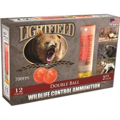 LIGHTFIELD 12ga 2.75in DOUBLE BALL 700fps 5pk