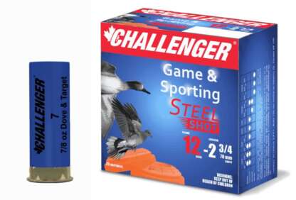 CHALLENGER 12ga #6 2.75in 7/8oz STEEL SHOT 1400fps 25pk