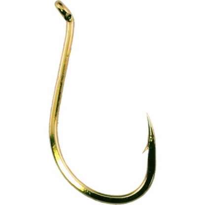 DAIICHI #4 CHART GOLD OCTOPUS WIDE BAIT HOOKS 8pk