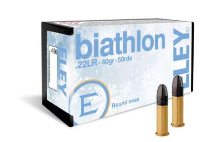 ELEY BIATHLON 22LR 40gr LRN 1070fps 50pk