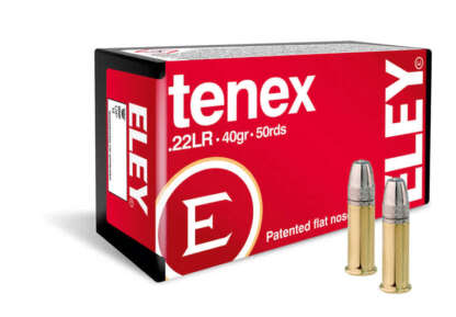 ELEY TENEX 22LR 40gr EPS LFN 1085fps 50pk