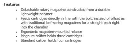 BROWNING X-BOLT SHORT STD (308/7M08/243) 4rnd MAGAZINE - Image 4