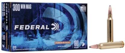 FEDERAL POWER-SHOK 300 WIN MAG 180gr HCSP JSP 2960fps 20pk