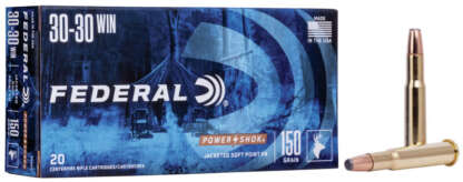 FEDERAL POWER-SHOK 30-30 WIN 150gr SPFN 2390fps 20pk