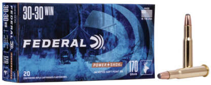 FEDERAL POWER-SHOK 30-30 WIN 170gr JSP 2200fps 20pk