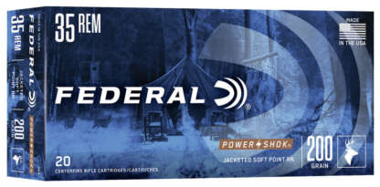 FEDERAL POWER-SHOK 35 REM 200gr JSP 2080fps 20pk