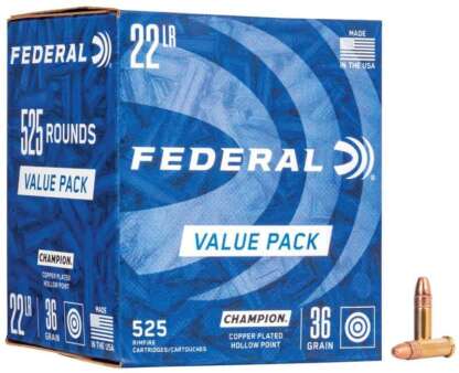 FEDERAL CHAMPION 22LR 36gr CPHP 1260fps 525pk