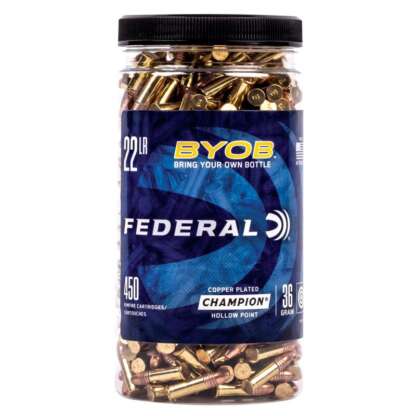 FEDERAL BYOB 22LR 36gr CPHP 1260fps 450pk