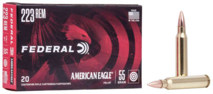 FEDERAL AE 223 REM 55gr FMJ-BT 3240fps 20pk