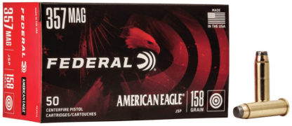 FEDERAL AE 357 MAG JSP 158gr 1240fps 50pk