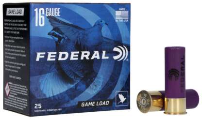 FEDERAL GAME LOAD 16ga #6 2.75in 1oz 2.5DE 1165fps 25pk