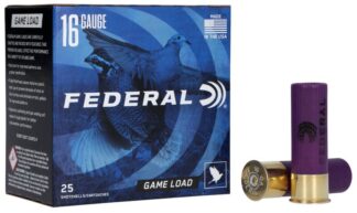 FEDERAL GAME LOAD 16ga #7.5 2.75in 1oz 1165fps 25pk