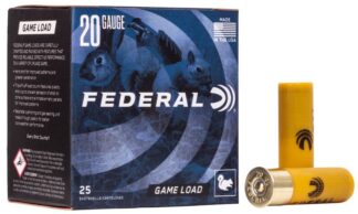 FEDERAL GAME LOAD 20ga #6 2.75in 7/8oz 1210fps 25pk