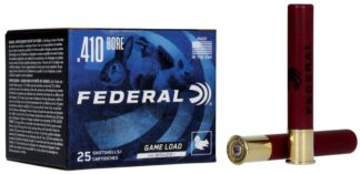 FEDERAL GAME LOAD .410ga #7.5 2.5in 1/2oz HI-BRASS 1200fps 25pk