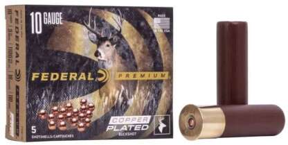 FEDERAL PREMIUM 10ga MAG 00 BUCK 3.5in 1100fps 5pk