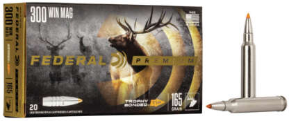 FEDERAL PREMIUM 300 WIN MAG 165gr TROPHY BONDED 3050fps 20pk