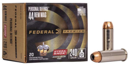 FEDERAL PREMIUM 44 REM MAG 240gr JHP 1210fps 20pk