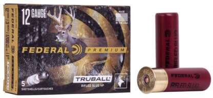 FEDERAL PREMIUM 12ga 3in 1oz 438gr TRUBALL RIFLED SLUG HP 1700fps 5pk