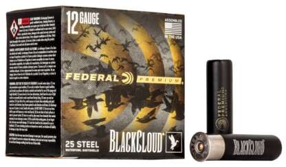 FEDERAL BLACK CLOUD 12ga BB 3.5in 1.5oz STEEL 1500fps 25pk