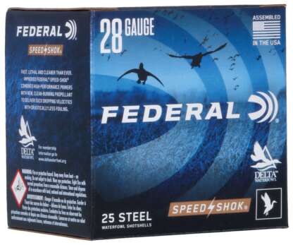 FEDERAL SPEED-SHOK 28ga #6 2.75in 5/8oz STEEL 1350fps 25pk