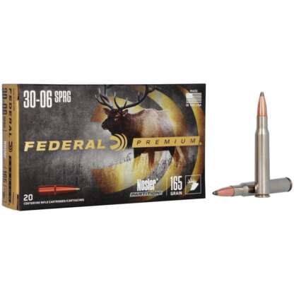 FEDERAL PREMIUM 30-06 SPRG 165gr PARTITION 2830fps 20pk