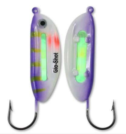 NORTHLAND GLO-SHOT JIG 1/8oz UV PURPLE TIGER