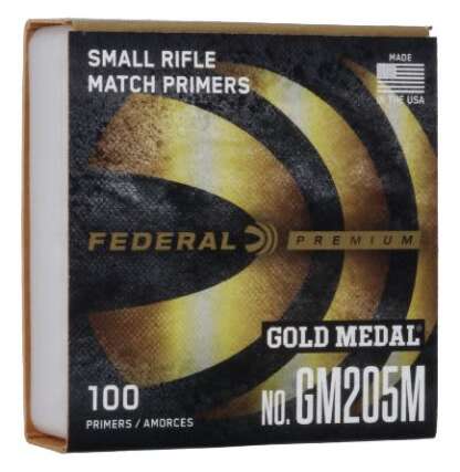 FEDERAL GOLD MEDAL GM205M SMALL RIFLE MATCH PRIMERS 100pk