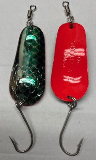 SALMON CATCHER #65 GREEN SCALE RED BACK