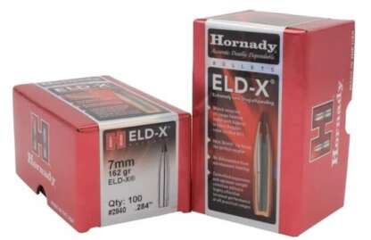 HORNADY ELD-X 7mm .284in 162gr 100pk