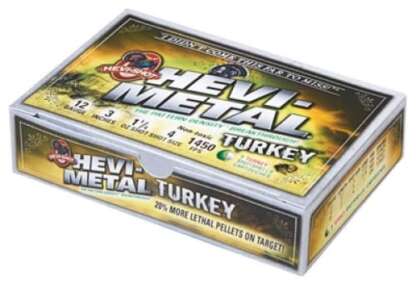 HEVI-SHOT HEVI METAL 12ga #4 3.5in 1.5oz TURKEY SHOT 1450fps 5pk