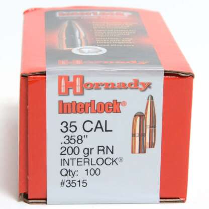 HORNADY INTERLOCK RN 35CAL .358in 200gr 100pk