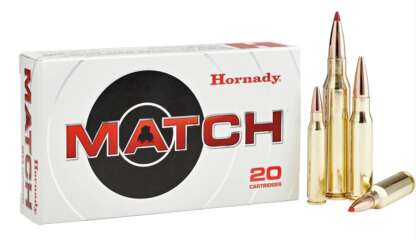 HORNADY 6.5 CREEDMOOR 147gr ELD MATCH 2695fps 20pk