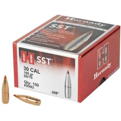 HORNADY SST 30 cal .308in 165gr 100pk