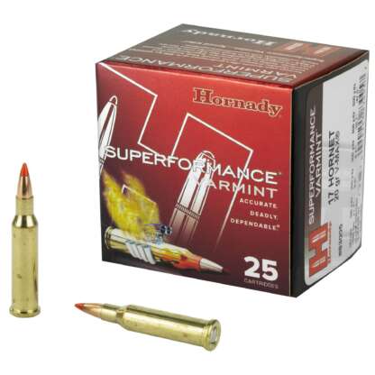 HORNADY SPF VARMINT 17 HORNET 20gr V-MAX 3650fps 25pk