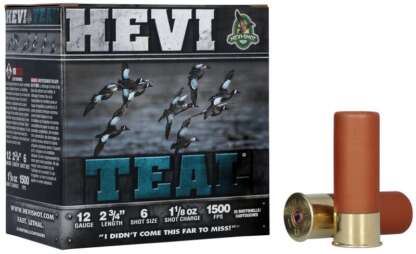 HEVI SHOT 12ga #6 2.75in 1oz HEVI-STEEL UPLAND 1500fps 25pk