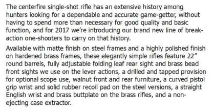 HENRY SINGLE SHOT 308 WIN 22in 1rnd - Image 2